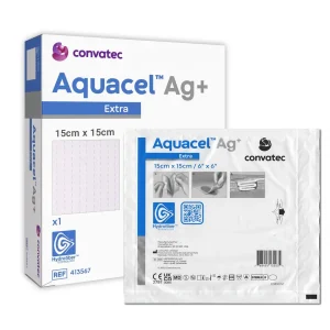 Curativo Aquacel Ag+ Extra 10cm×10cm Convatec  env. c/01 Unidade.